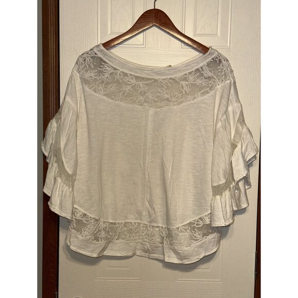 Free People Love Affair Bell Sleeve Top Size Medium - Picture 3 of 12
